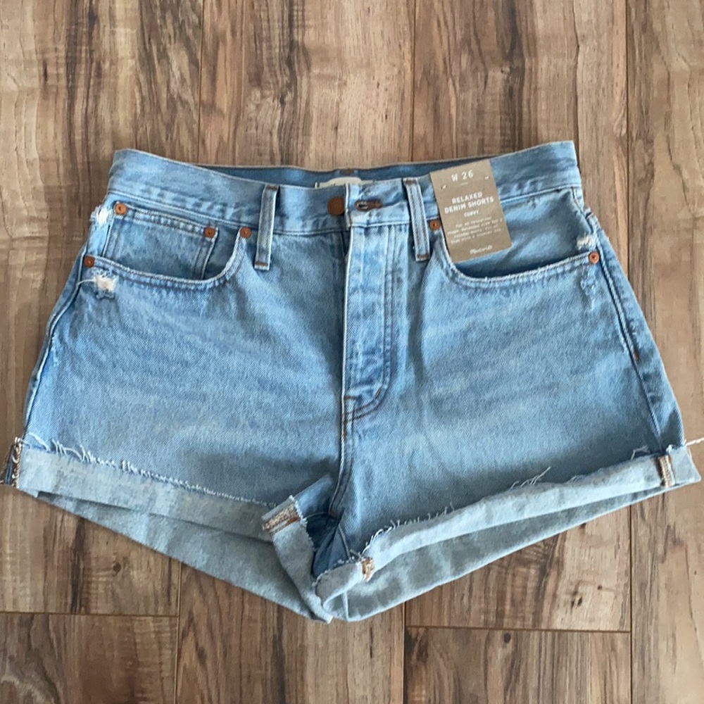 •NWT• Relaxed Denim Shorts by Madewell